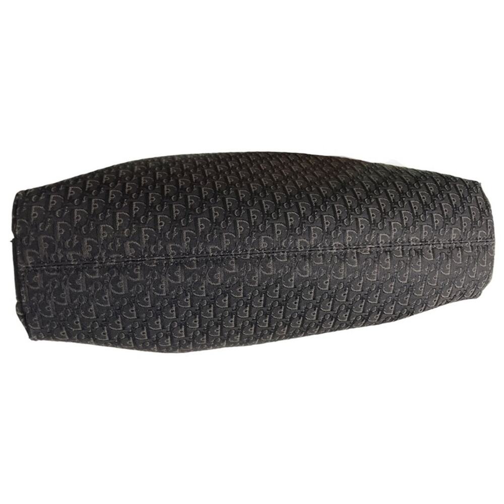 Dior Vintage Black Trotter Monogram Jacquard Crossbody Bag Made In Italy - Picture 12 of 12